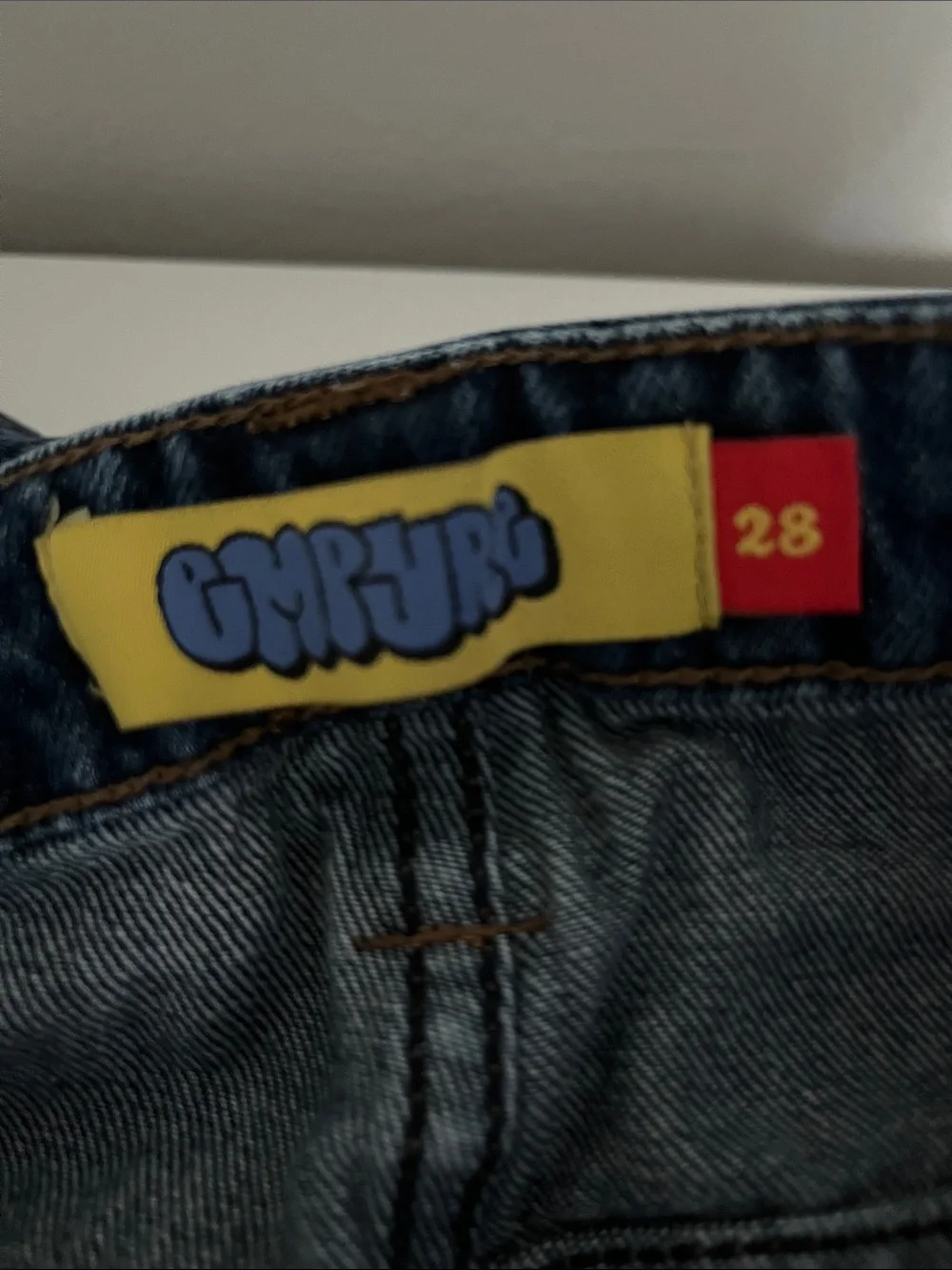 Empyre Men's Relaxed Denim Jeans in Dark Blue